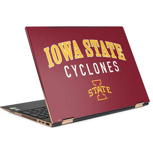 Iowa State University Collegiate Text HP Spectre Skin