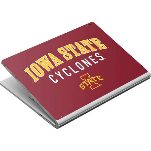 Iowa State University Collegiate Text Surface Book Skin