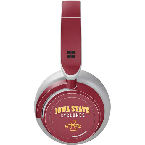 Iowa State University Collegiate Text Surface Headphones Skin