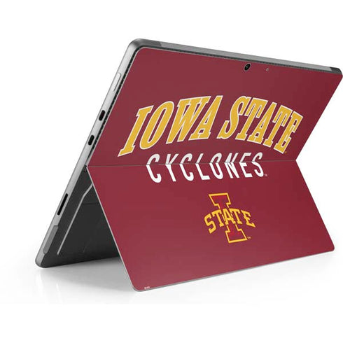 Iowa State University Collegiate Text Surface Pro 9 Skin