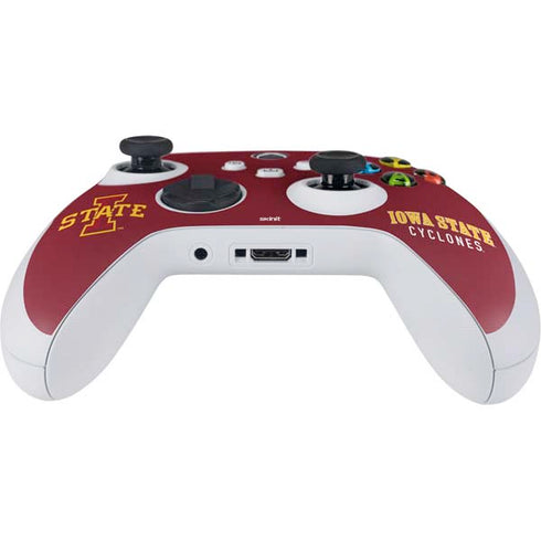 Iowa State University Collegiate Text Xbox Series S Controller Skin