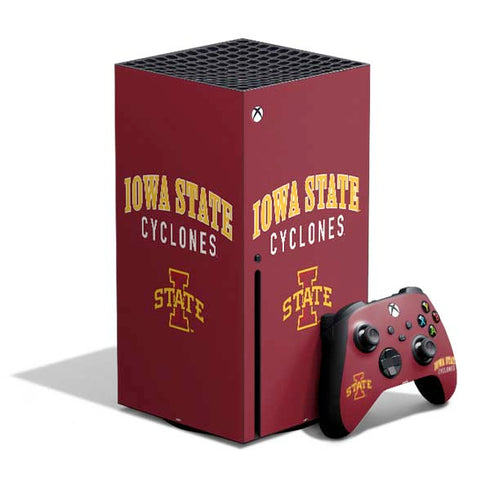 Iowa State University Collegiate Text Xbox Series X Bundle Skin