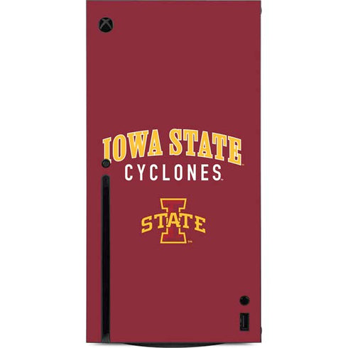 Iowa State University Collegiate Text Xbox Series X Console Skin