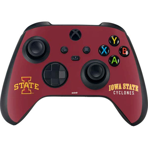 Iowa State University Collegiate Text Xbox Series X Controller Skin