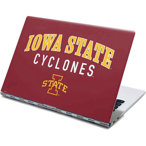 Iowa State University Collegiate Text Yoga 910 2-in-1 14in Touch-Screen Skin