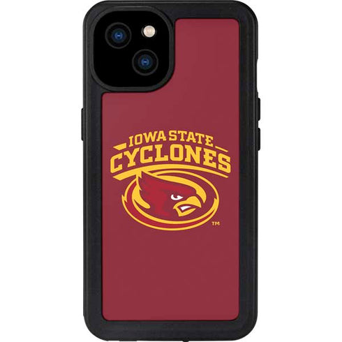 Iowa State University Cyclones iPhone 15 Plus Waterproof Case