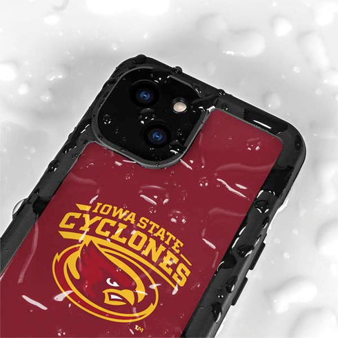Iowa State University Cyclones iPhone 15 Plus Waterproof Case