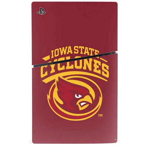 Iowa State University Cyclones PS5 Slim Disk Console Skin
