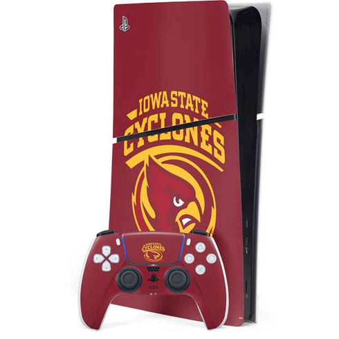 Iowa State University Cyclones PS5 Slim Digital Edition Bundle Skin