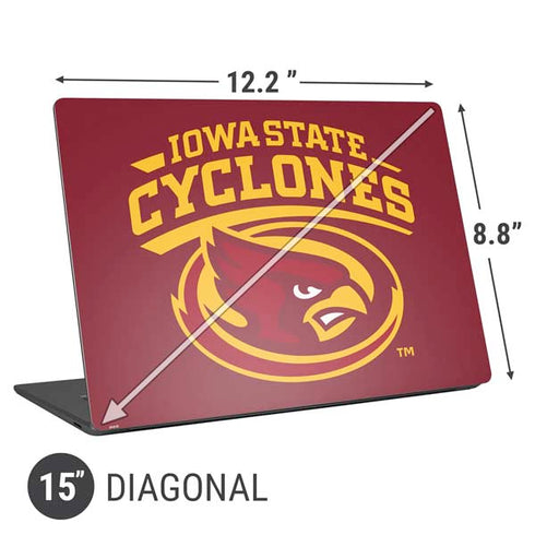 Iowa State University Cyclones Universal Laptop 15in (12.2 x 8.8in) Skin