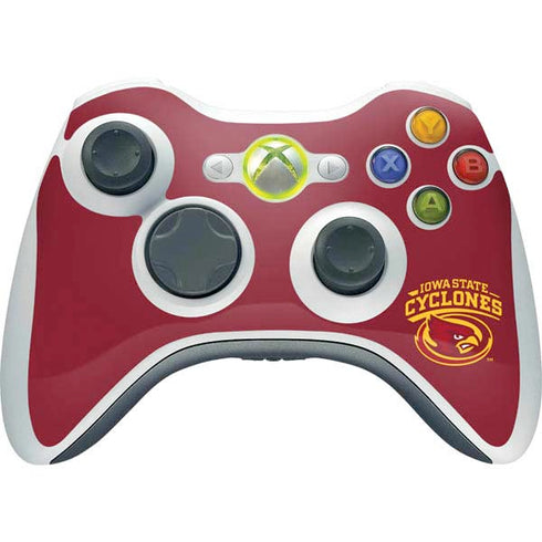 Iowa State University Cyclones Xbox 360 Wireless Controller Skin