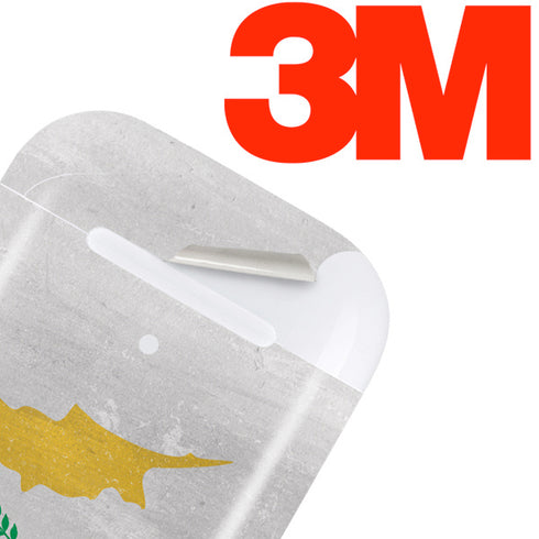 Cyprus Flag Distressed Apple AirPods 2 Skin