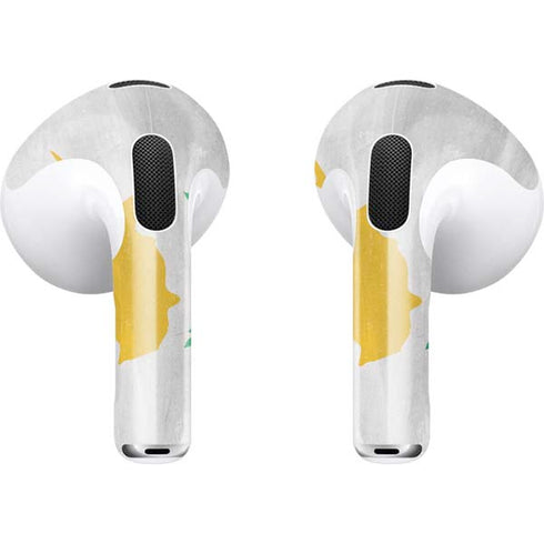 Cyprus Flag Distressed Apple AirPods (3rd Gen 2021) Skin