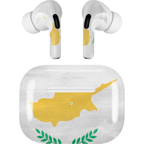 Cyprus Flag Distressed Apple AirPods Pro Skin