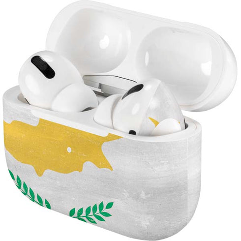 Cyprus Flag Distressed Apple AirPods Pro Skin