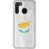 Cyprus Flag Distressed Galaxy A21 Clear Case