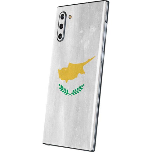 Cyprus Flag Distressed Galaxy Note 10 Skin