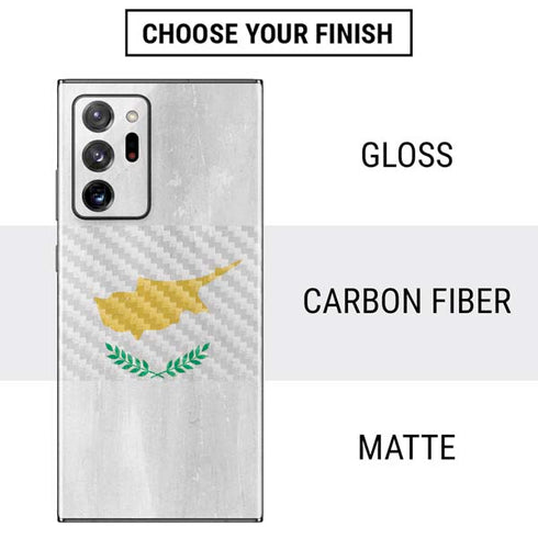 Cyprus Flag Distressed Galaxy Note20 Ultra 5G Skin