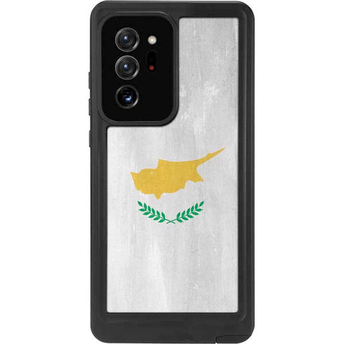 Cyprus Flag Distressed Galaxy Note20 Ultra 5G Waterproof Case
