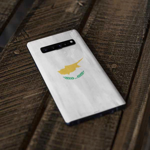 Cyprus Flag Distressed Galaxy S10 Skin