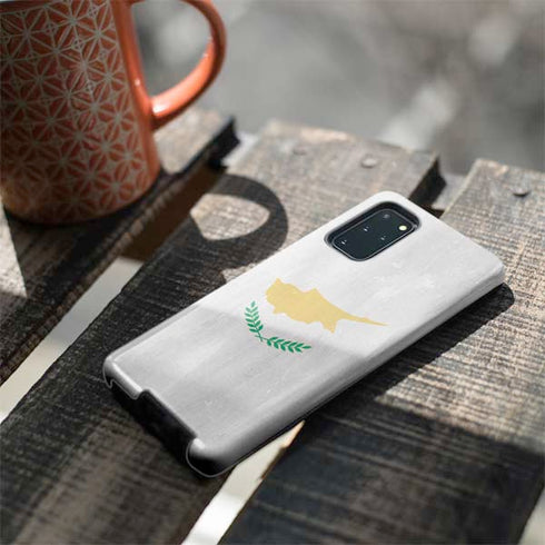 Cyprus Flag Distressed Galaxy S20 Plus Pro Case