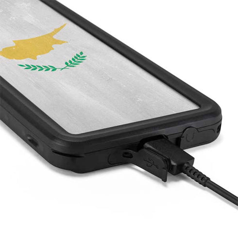Cyprus Flag Distressed Galaxy S20 Plus Waterproof Case