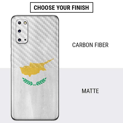 Cyprus Flag Distressed Galaxy S20 Skin