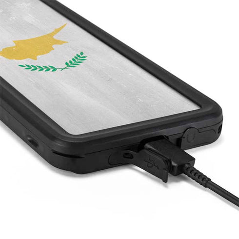 Cyprus Flag Distressed Galaxy S20 Waterproof Case