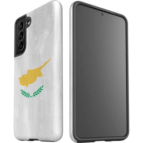 Cyprus Flag Distressed Galaxy S21 5G Pro Case