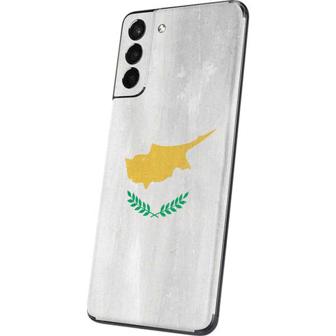 Cyprus Flag Distressed Galaxy S21 5G Skin