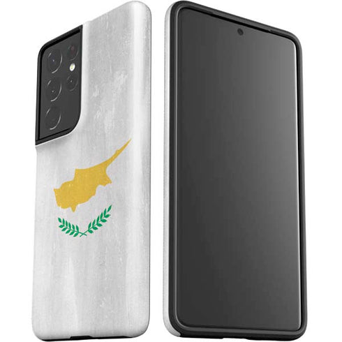 Cyprus Flag Distressed Galaxy S21 Ultra 5G Pro Case