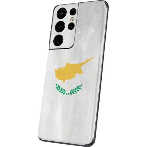 Cyprus Flag Distressed Galaxy S21 Ultra 5G Skin