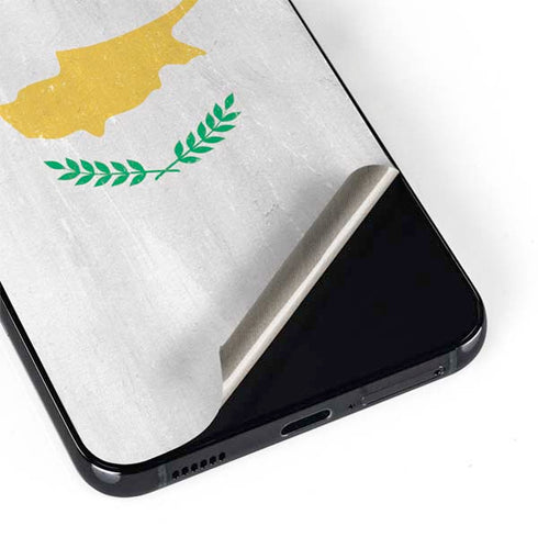 Cyprus Flag Distressed Galaxy S22 Plus Skin