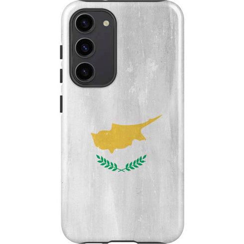 Cyprus Flag Distressed Galaxy S23 Plus Pro Case