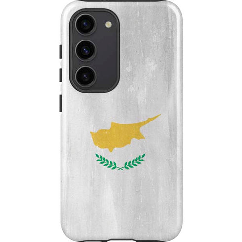 Cyprus Flag Distressed Galaxy S23 Pro Case
