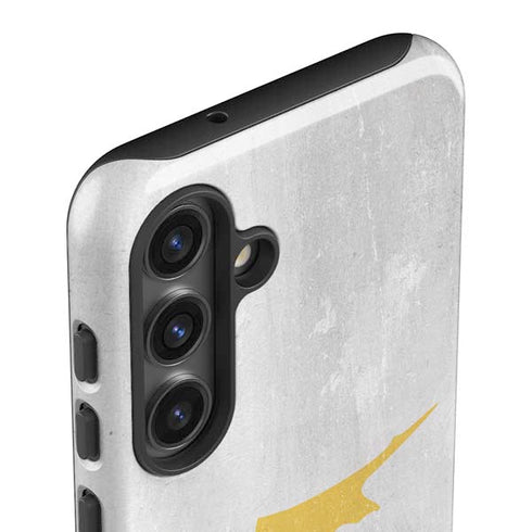 Cyprus Flag Distressed Galaxy S24 Plus Impact Case