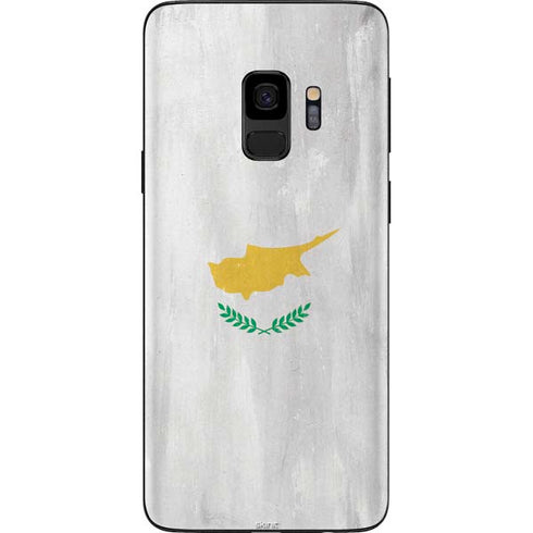 Cyprus Flag Distressed Galaxy S9 Skin