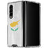 Cyprus Flag Distressed Galaxy Z Fold4 5G Clear Case