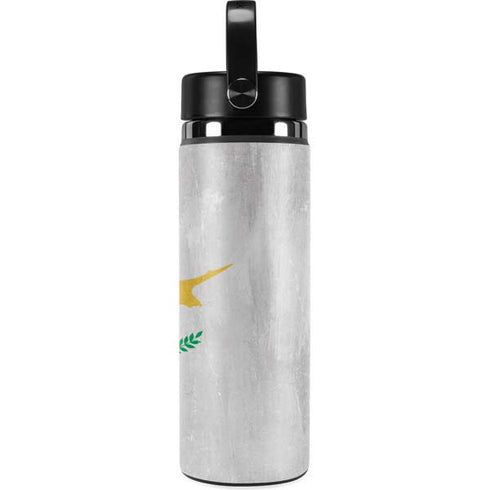 Cyprus Flag Distressed Hydro Flask 20oz Wide Mouth Skin