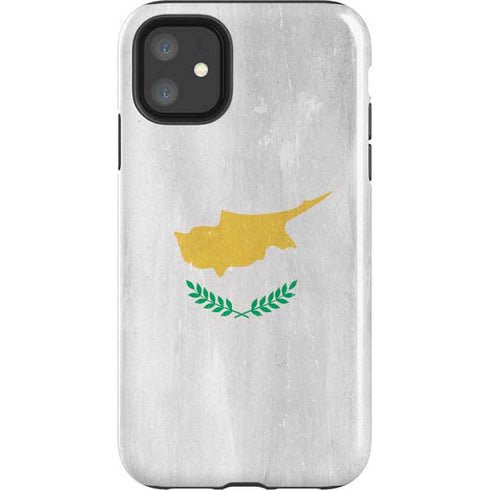 Cyprus Flag Distressed iPhone 11 Impact Case