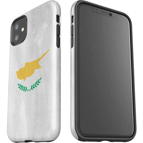 Cyprus Flag Distressed iPhone 11 Impact Case