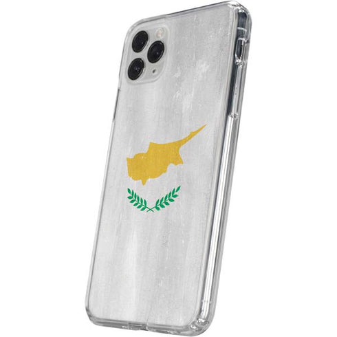Cyprus Flag Distressed iPhone 11 Pro Clear Case