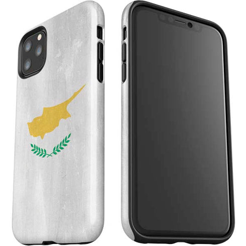 Cyprus Flag Distressed iPhone 11 Pro Max Impact Case