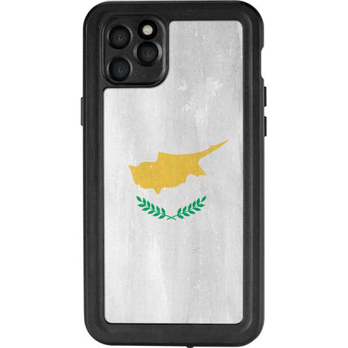 Cyprus Flag Distressed iPhone 11 Pro Max Waterproof Case
