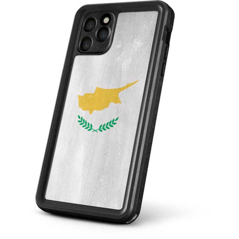 Cyprus Flag Distressed iPhone 11 Pro Max Waterproof Case