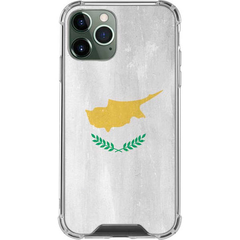 Cyprus Flag Distressed iPhone 12 Pro Clear Case