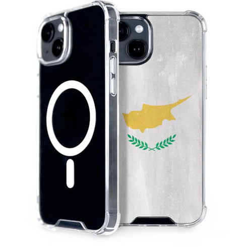 Cyprus Flag Distressed iPhone 13 MagSafe Case
