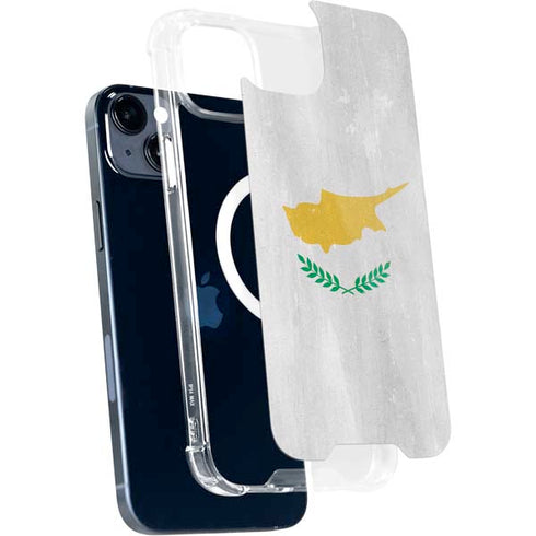 Cyprus Flag Distressed iPhone 13 MagSafe Case