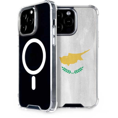 Cyprus Flag Distressed iPhone 13 Pro Max MagSafe Case