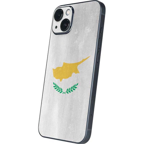 Cyprus Flag Distressed iPhone 15 Plus Skin